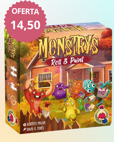 Monstrys Roll & Paint (Multilingüe)